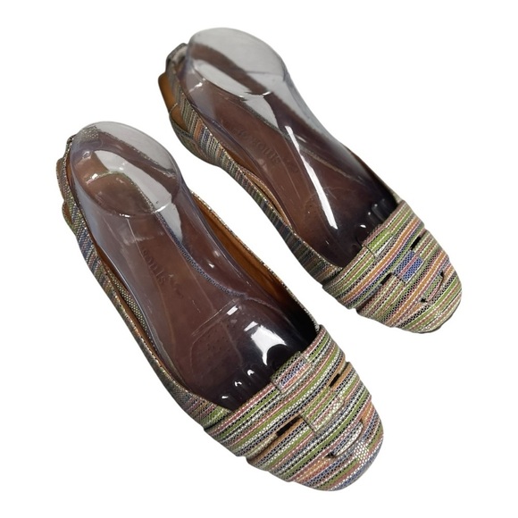 Gently Souls Women’s “It’s So Fun” Multi-Colored Leather Slingback Loafers - Picture 9 of 10